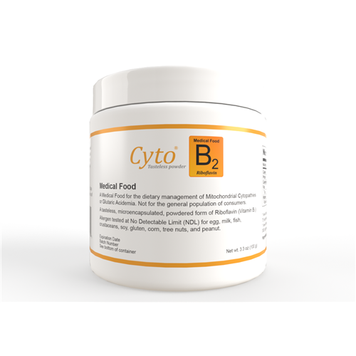 Cyto B2 Unflavored Riboflavin Powder 100 Gram Jar