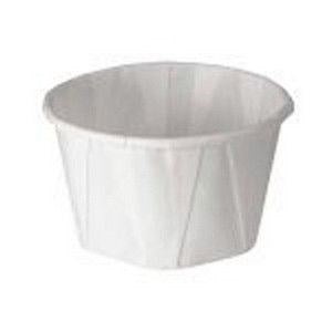 Souffle Cup Solo 3.25 oz Paper White Disposable 5000/CS