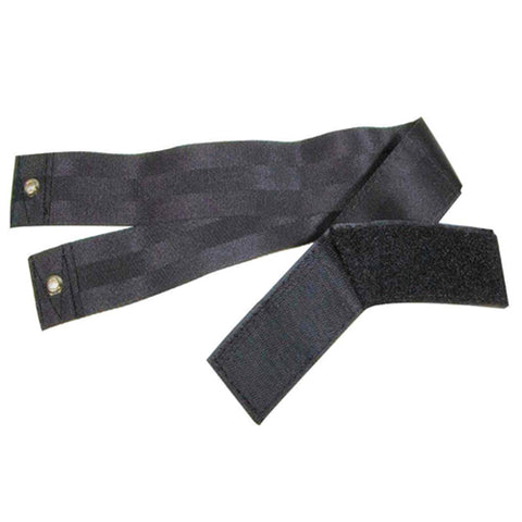 Velcro Type Closure Seat Belt 48 Black for Wheelchairs