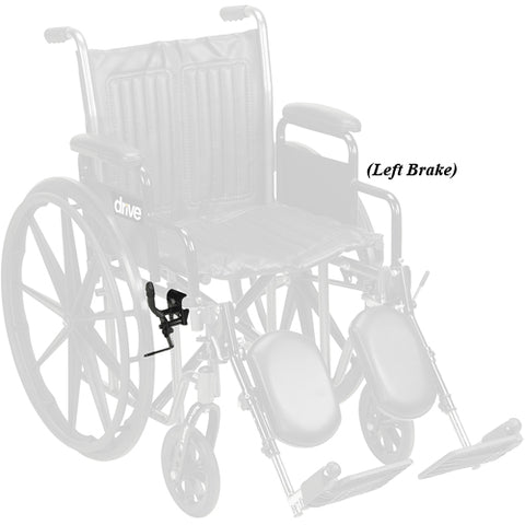 Left Brake Assembly for Silver Sport 2 Wheelchair Parts