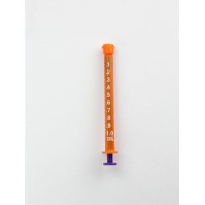 Syringe,1mL Enfit Low Dose Tip Syringe - Amber Bulk Non-Sterile