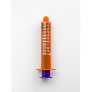 Syringe, 10mL Enfit Tip Syringe - Amber Bulk Non-Sterile