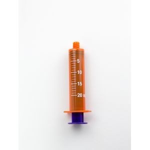 Syringe, 20mL Enfit Tip Syringe - Amber Bulk Non-Sterile