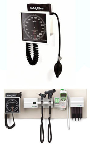 Wall Aneroid w/Reusable Adult Cuff for Accurate Readings